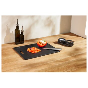SILVERCREST® Schneidebrett (groß/schwarz) - B-Ware sehr gut