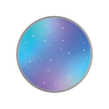 LIVARNO® Deckenleuchte LED-Deckenleuchte mit Farbtonsteuerung, Ø 33 (Chrom) - B-Ware sehr gut