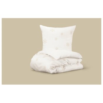 LIVARNO® Satin-Bettwäsche, 135 x 200 cm (Weiß) - B-Ware neuwertig