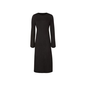 esmara® Damen Kleid, Gehschlitz an der Rückseite (Schwarz, 42) - B-Ware neuwertig