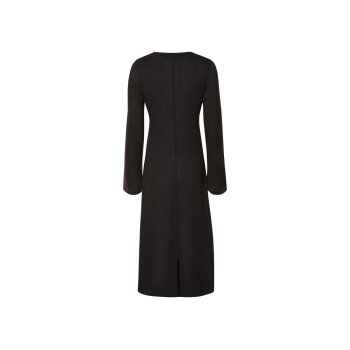 esmara® Damen Kleid, Gehschlitz an der Rückseite (Schwarz, 42) - B-Ware neuwertig
