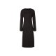 esmara® Damen Kleid, Gehschlitz an der Rückseite (Schwarz, 42) - B-Ware neuwertig