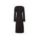 esmara® Damen Kleid, Gehschlitz an der Rückseite (Schwarz, 42) - B-Ware neuwertig