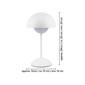LIVARNO® LED-Akku-Tischleuchte (Weiß) - B-Ware neuwertig