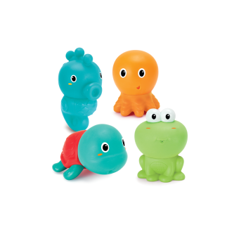 Infantino 4er Set Badewannensprinkler - B-Ware sehr gut