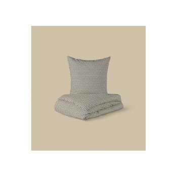 LIVARNO® Renforcé-Bettwäsche, 155 x 220 cm (beige/navy) - B-Ware neuwertig