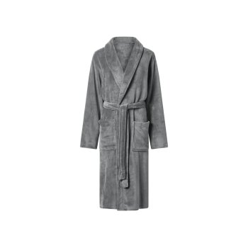 LIVARNO® Damen/Herren Bademantel (Grau, L) - B-Ware neuwertig