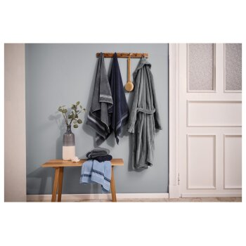 LIVARNO® Damen/Herren Bademantel (Grau, L) - B-Ware neuwertig