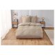 LIVARNO home Bettwäsche, aus Lyocell-Satin, 260 x 240 cm, beige - B-Ware sehr gut