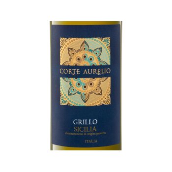 Corte Aurelio Grillo Sicilia DOP trocken, Weißwein 2024