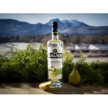 Bauer Williamsbirne Schnaps 36% Vol