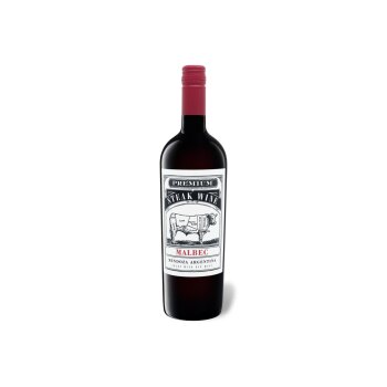 Premium Steak Wine Malbec Mendoza Argentinien trocken,...