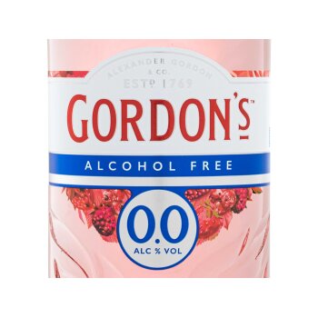 GORDONS Pink 0,0% Vol alkoholfrei