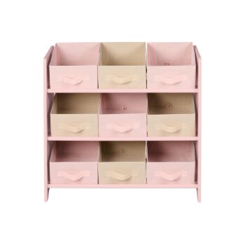 LIVARNO® Aufbewahrungsregal, 65 x 62 x 30 cm (Rosa) - B-Ware sehr gut
