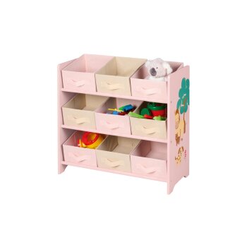LIVARNO® Aufbewahrungsregal, 65 x 62 x 30 cm (Rosa) - B-Ware sehr gut