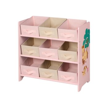 LIVARNO® Aufbewahrungsregal, 65 x 62 x 30 cm (Rosa) - B-Ware sehr gut