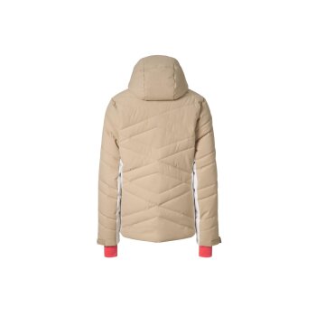 CRIVIT Damen Skijacke mit THERMOLITE® EcoMade-Technologie (Beige, L(44/46)) - B-Ware neuwertig