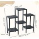 Ribelli 6-stufiges Blumenregal, grau - B-Ware sehr gut