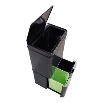 Ribelli Sensor-Mülleimer, 72 L, grau - B-Ware sehr gut