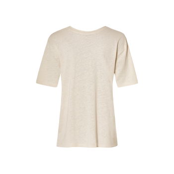 esmara® Damen Leinen-T-Shirt, mit überschnittenen Schultern - B-Ware