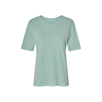 esmara® Damen Leinen-T-Shirt, mit überschnittenen Schultern - B-Ware