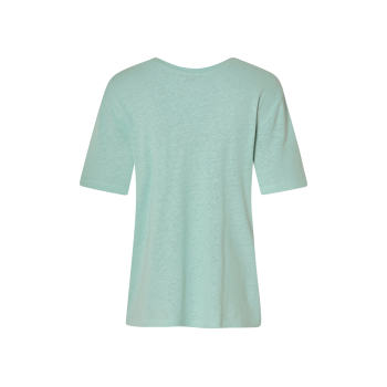 esmara® Damen Leinen-T-Shirt, mit überschnittenen Schultern - B-Ware