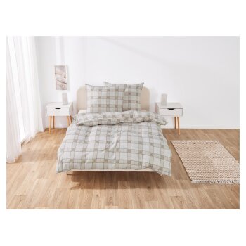 LIVARNO Home Bettwäsche-Set aus Mikrofaser-Satin,...
