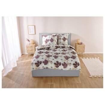 LIVARNO home Wendebettwäsche, aus Mikrofaser-Satin,...