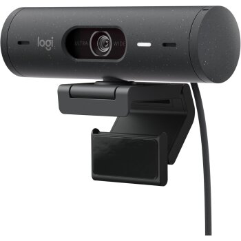 Logitech Webcam Brio 500, schwarz - B-Ware neuwertig