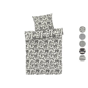 LIVARNO home Mikrofaser-Satin-Bettwäsche, 155 x 220...