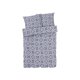 LIVARNO home Bettwäsche, aus Satin, 160 x 200 cm, blaues Ornament - B-Ware neuwertig