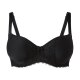 esmara® Damen Spacer-BH, mit Spitze (Schwarz, 85D) - B-Ware sehr gut