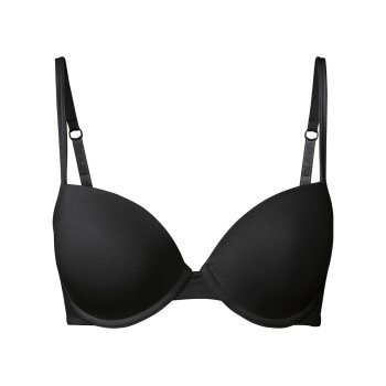 esmara® Damen Bügel-BHs, 2 Stück, gepaddete Cups (Schwarz/Grau, 80B) - B-Ware sehr gut