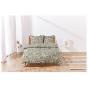 LIVARNO Home Mikrofaser-Satin-Bettwäsche, 160 x 200...