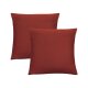 Biberna Feinjersey Kissenhülle, Doppelpack (Rost, 80x80) - B-Ware neuwertig