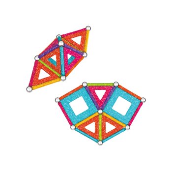 Geomag® Magnetbausatz, 35-teilig, glitzernde...