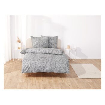 LIVARNO home Renforcé-Bettwäsche, teilweise im Wendedesign, 200 x 220 cm (Paisley) - B-Ware neuwertig