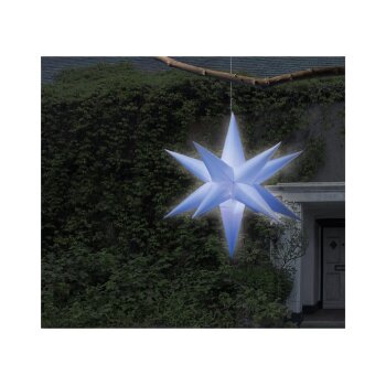 LIVARNO home Selbstaufblasender LED-Weihnachtsstern - B-Ware neuwertig