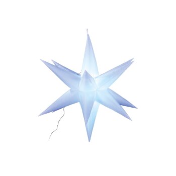 LIVARNO home Selbstaufblasender LED-Weihnachtsstern - B-Ware neuwertig
