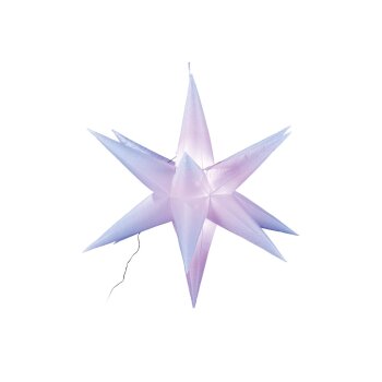 LIVARNO home Selbstaufblasender LED-Weihnachtsstern - B-Ware neuwertig