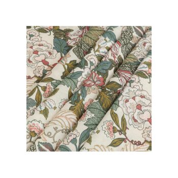 LIVARNO home Renforce-Bettwäsche, 160 x 200 cm, Blumen - B-Ware sehr gut