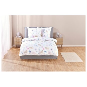 LIVARNO home Satin-Bettwäsche, 260 x 240 cm, 65 x 65...