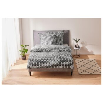 LIVARNO home Satinbettwäsche, 160 x 200 cm,...