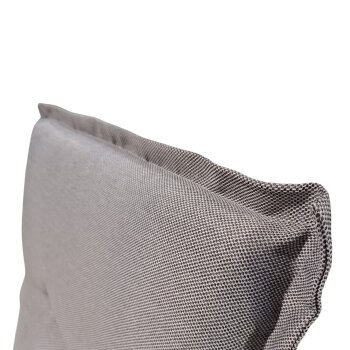 GO-DE Textil Sesselauflage nieder, Dessin 20925, grau - B-Ware neuwertig