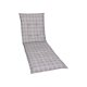 GO-DE Textil Gartenauflage Raute (Liegenauflage, Grau) - B-Ware neuwertig