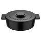 Masterpro Schmortopf, aus Gusseisen, Ø 26 cm, schwarz - B-Ware Transportschaden Kosmetisch