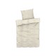 LIVARNO home Renforcé-Bettwäsche, 4-teilig, 140 x 200 cm, 70 x 80 cm, beige gemustert - B-Ware sehr gut