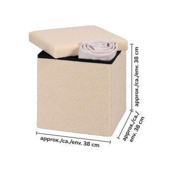 LIVARNO® Sitzhocker (Beige) - B-Ware sehr gut