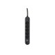 TRONIC® Steckdosenleiste, inkl. USB A + C, schwarz - B-Ware neuwertig