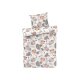 LIVARNO home Bettwäsche, aus Mikrofaser-Satin, 140 x 200 cm, Blumen/weiß - B-Ware sehr gut